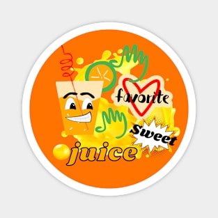 Valentine's day Sweet Juice favorite Magnet